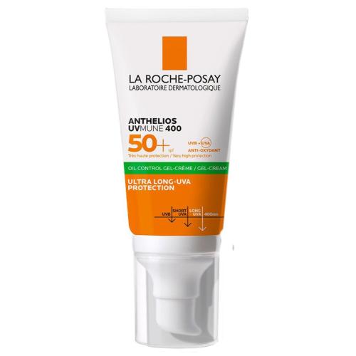La Roche-Posay Anthelios UVMune Spf50+ Oil Control Gel-Cream Αντηλιακή Κρέμα-Gel Προσώπου Πολύ Υψηλής Προστασίας, Κατάλληλη για Λιπαρές Επιδερμίδες 50ml