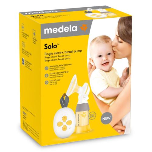 Medela Solo 2-Phase Expression Single Electric Breast Pump Μονό Ηλεκτρικό Θήλαστρο 1 Τεμάχιο