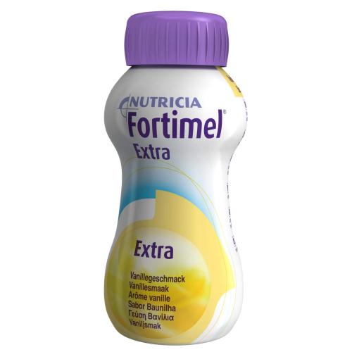 Nutricia Fortimel Extra Vanilla Πόσιμο Θρεπτικό Σκεύασμα Υψηλής Περιεκτικότητας σε Πρωτεΐνη με Γεύση Βανίλια 4x200ml