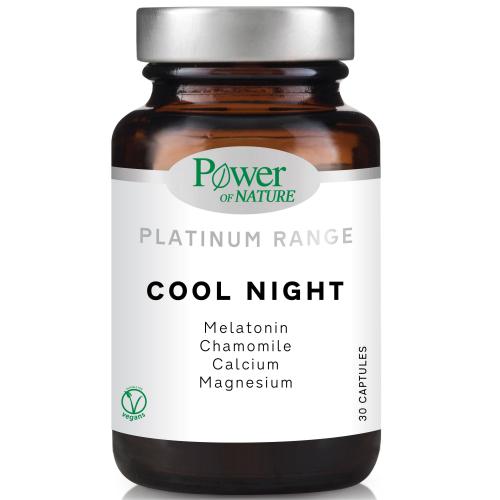 Power Health Platinum Range Cool Night Συμπλήρωμα Διατροφής, Φυσική Φόρμουλα Κατά της Αϋπνίας 30 caps