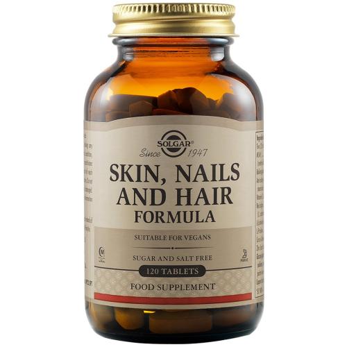 Solgar Skin Nails & Hair Formula Συμπλήρωμα Διατροφής για την Υγεία των Μαλλιών, Νυχιών & του Δέρματος 120tabs