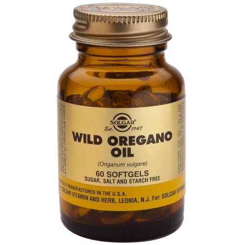 Solgar Wild Oregano Oil Συμπλήρωμα Διατροφής Άγριας Ρίγανης με Ισχυρές Αντιοξειδωτικές, Αντιβακτηριακές Ιδιότητες 60softgels
