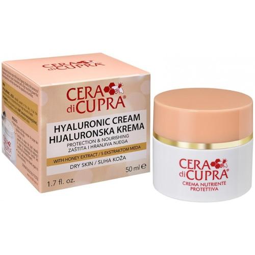 Cera di Cupra Hyaluronic Cream Dry Skin Κρέμα με Υαλουρονικό Οξύ για Ενυδάτωση, Προστασία και Θρέψη 50ml