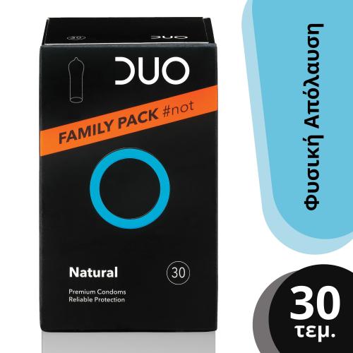 Duo Natural Value Pack Φυσικά Προφυλακτικά 30 τεμάχια