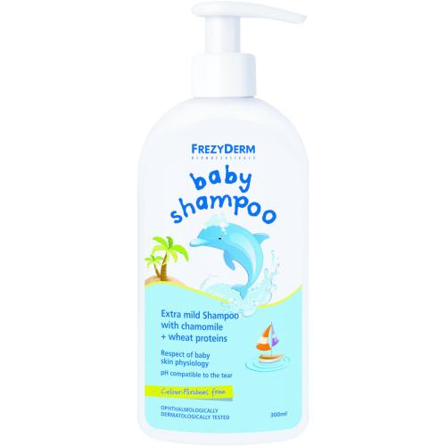 Frezyderm Baby Shampoo Βρεφικό Σαμπουάν με Χαμομήλι Εστέρες Αμυγδάλου & Πρωτείνες Σιταριού 200ml & Δώρο Επιπλέον Ποσότητα 100ml