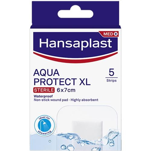 Hansaplast Aqua Protect XL Sterile Αδιάβροχα Επιθέματα 6x7cm 5 Τεμάχια