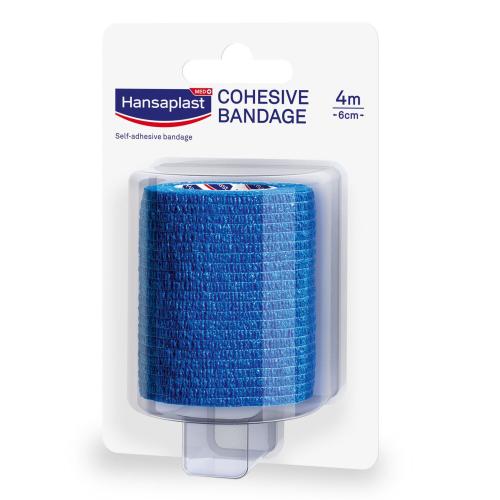 Hansaplast Cohesive Bandage 4m x 6cm Αυτοσυγκρατούμενος Επίδεσμος 1 Τεμάχιο