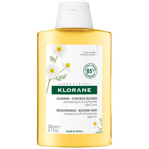 Klorane Camomille Brightening Blonde Hair Shampoo Σαμπουάν για Ξανθιές Ανταύγειες με Χαμομήλι 200ml