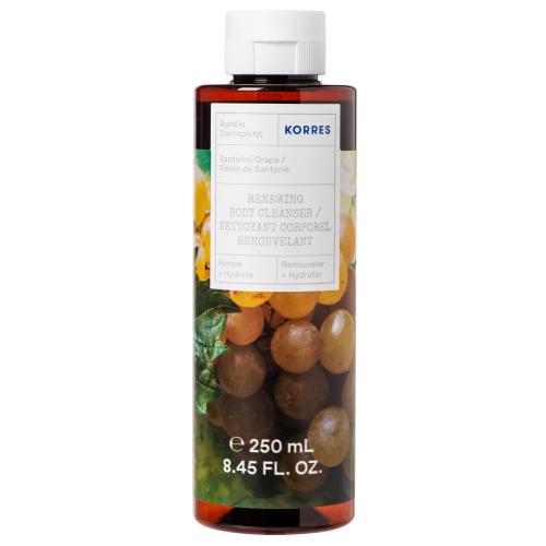 Korres Santorini Grape Body Cleanser Ενυδατικό Αφρόλουτρο με Φρέσκο, Φρουτώδες Άρωμα Αμπέλι Σαντορίνης 250ml