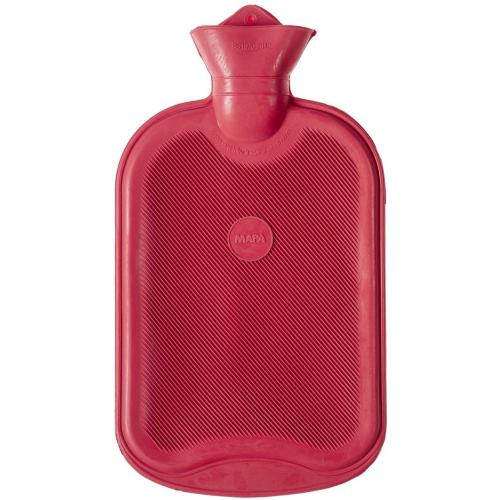 Mapa Classic Hot Water Bottle Πλαστική Θερμοφόρα Νερού 2L Α' Ποιότητας 1 Τεμάχιο - Κόκκινο