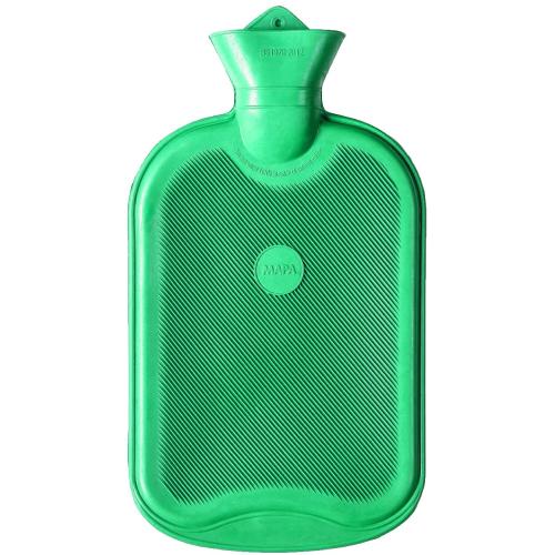 Mapa Classic Hot Water Bottle Πλαστική Θερμοφόρα Νερού 2L Α' Ποιότητας 1 Τεμάχιο - Πράσινο