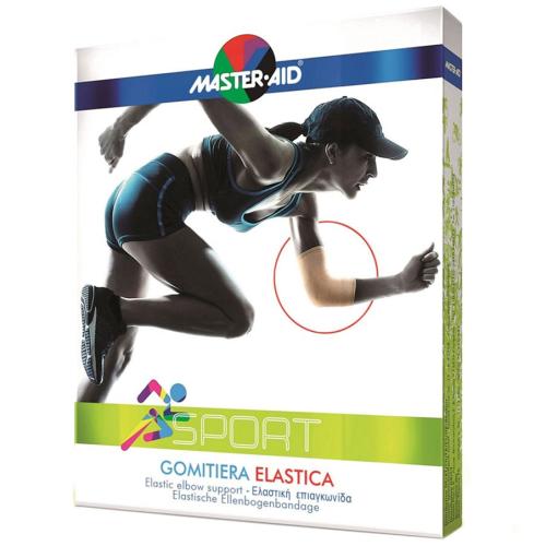 Master Aid Sport Elastic Elbow Support Ελαστική Επιαγκωνίδα σε Μπεζ Χρώμα 1 Τεμάχιο - Large