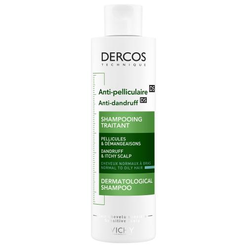 Vichy Dercos Anti-Dandruff Shampoo for Normal- Oily Hair Αντιπιτυριδικό Σαμπουάν για Κανονικά - Λιπαρά Μαλλιά 200ml