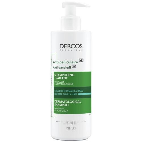 Vichy Dercos Anti-Dandruff Shampoo Normal - Oily Hair Αντιπιτυριδικό Ρυθμιστικό Σαμπουάν για Λιπαρά Μαλλιά 390ml