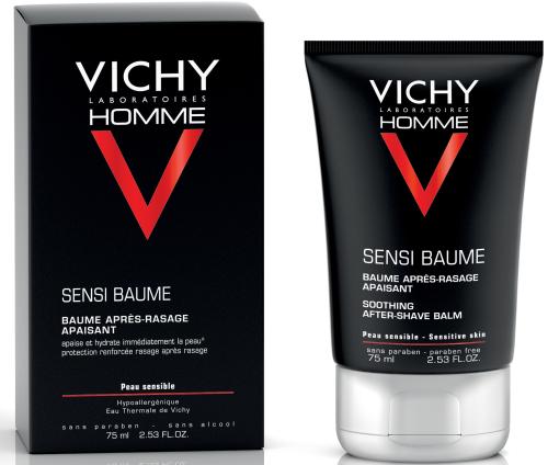 Vichy Homme Sensi Baume After Shave Balm για Άνδρες με Ευαίσθητη Επιδερμίδα 75ml