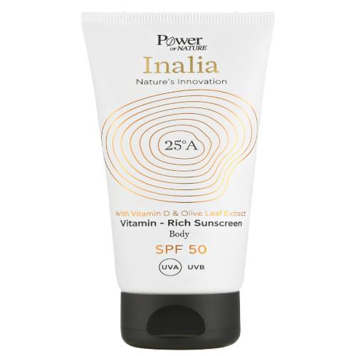 Inalia Vitamin Rich Body Sunscreen Cream Αντηλιακή Κρέμα Σώματος με Υψηλής Προστασίας Spf50 150ml