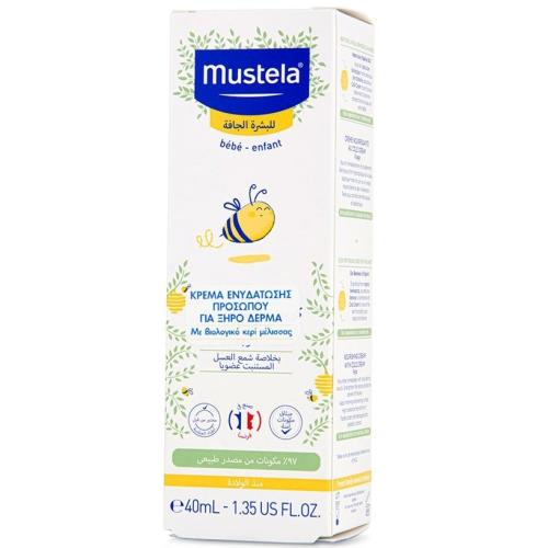 Mustela Nourishing Face Cream with Cold Cream για Ενυδάτωση και Θρέψη του Ξηρού και Ευαίσθητου Βρεφικού Προσώπου 40ml