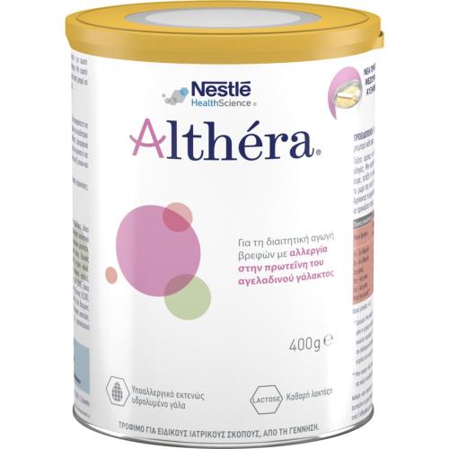 Nestle Althera Βρεφικό Γάλα σε Σκόνη Από τη Γέννησή τους Κατά των Συμπτωμάτων Αλλεργίας στην Πρωτεΐνη Αγελαδινού Γάλακτος 400gr