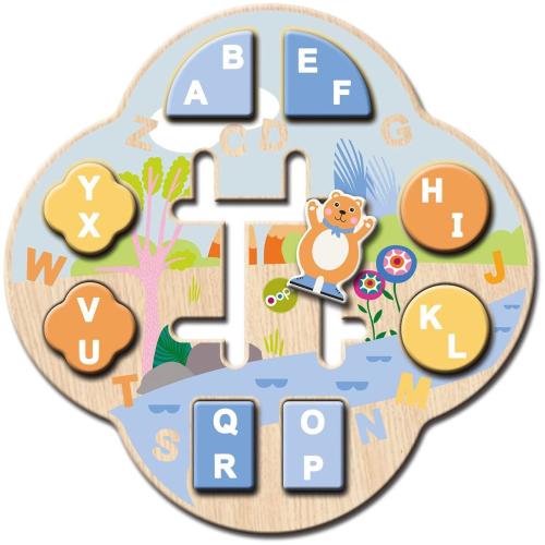 Oops My Alphabet Blocks Multi-Activity Wooden Toys 18m+ Ξύλινο Παιχνίδι Εκμάθησης Αλφαβήτου 1 Τεμάχιο
