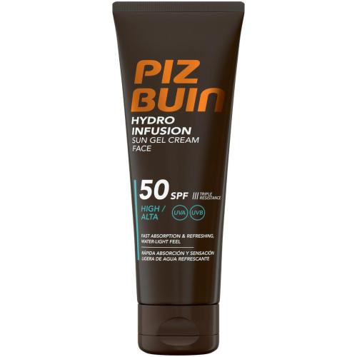 Piz Buin Hydro Infusion Sun Face Gel Cream Spf50 Ενυδατική Αντηλιακή Κρέμα Gel Προσώπου Πολύ Υψηλής Προστασίας 50ml