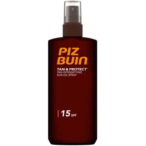 Piz Buin Tan & Protect Intensifying Sun Oil Spray Spf15 Αντηλιακό Λάδι Μαυρίσματος Χαμηλής Προστασίας 150ml