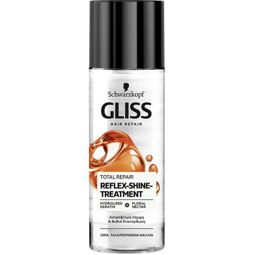 Schwarzkopf Gliss Treatment Total Repair Reflex Shine Ορός Κερατίνης για Ξηρά & Ταλαιπωρημένα Μαλλιά 150ml