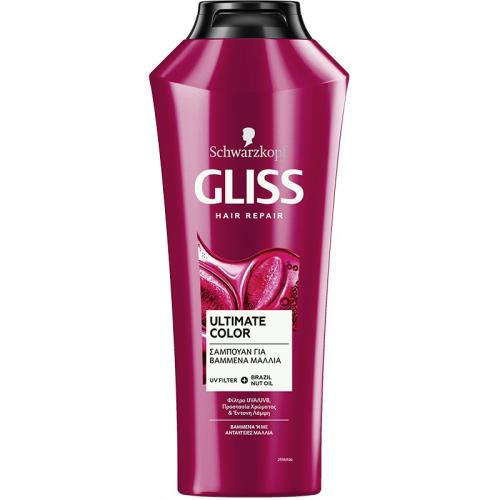 Schwarzkopf Gliss Ultimate Color Shampoo Σαμπουάν Προστασίας Χρώματος για Βαμμένα & με Ανταύγειες Μαλλιά 400ml