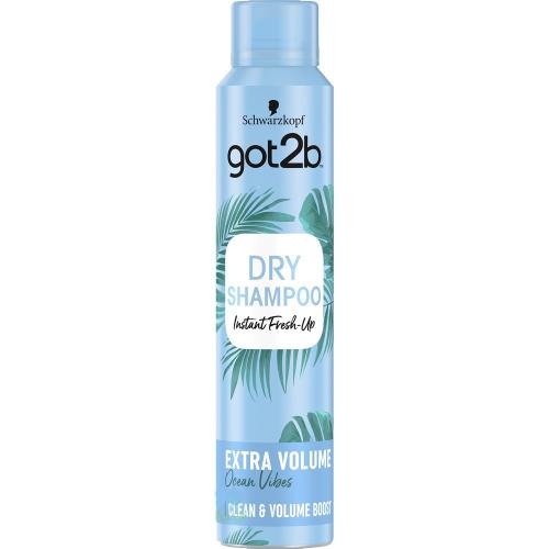 Schwarzkopf Got2b Dry Shampoo Instant Refresh Extra Volume Ξηρό Σαμπουάν για Καθαρισμό που Χαρίζει Άμεσο Όγκο στα Μαλλιά 200ml