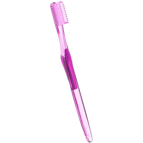 Elgydium Vitale Souple Soft Toothbrush Χειροκίνητη Μαλακή Οδοντόβουρτσα με Εργονομική Λαβή 1 Τεμάχιο - Ροζ