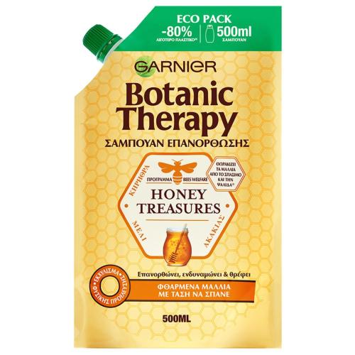Garnier Botanic Therapy Honey Treasures Σαμπουάν Επανόρθωσης για Φθαρμένα Μαλλιά με Τάση να Σπάνε 500ml