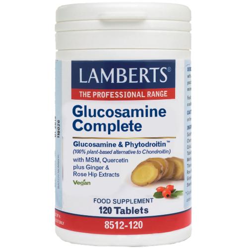Lamberts Glucosamine Complete Συμπλήρωμα Διατροφής με Δραστικά Συστατικά για την Φροντίδα των Αρθρώσεων 120tabs