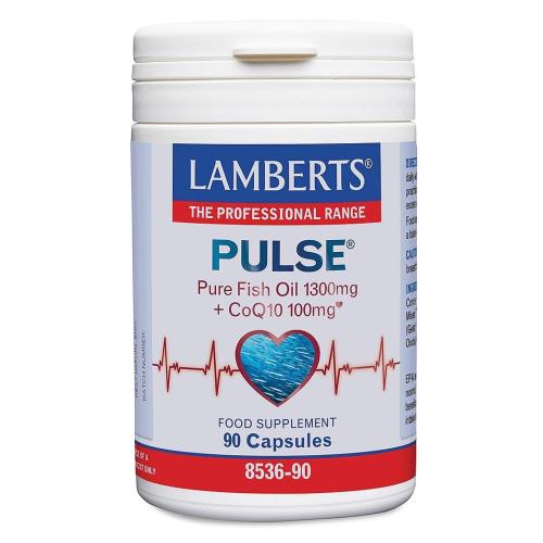 Lamberts Pulse Συμπλήρωμα Διατροφής με Ιχθυέλαιο για την Φυσιολογική Λειτουργία της Καρδιάς, του Εγκεφάλου & της Όρασης 90caps