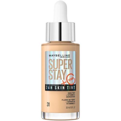 Maybelline Super Stay 24H Skin Tint with Vitamin C Liquid Foundation Υγρό Make Up με Βιταμίνη C για Ομοιόμορφη Κάλυψη έως & 24 Ώρες 30ml - 31