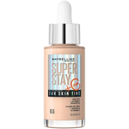 Maybelline Super Stay 24H Skin Tint with Vitamin C Liquid Foundation Υγρό Make Up με Βιταμίνη C για Ομοιόμορφη Κάλυψη έως & 24 Ώρες 30ml - 6.5