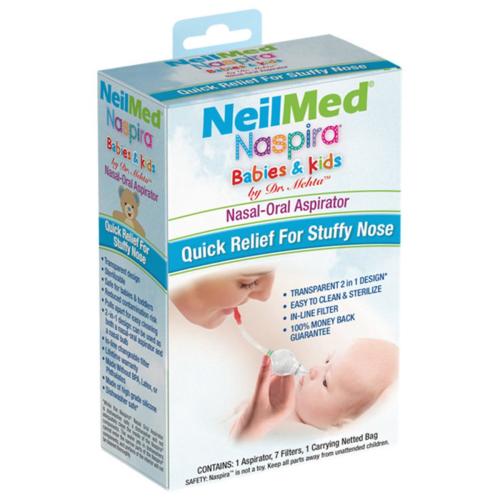 NeilMed Naspira Babies & Kids Nasal & Oral Aspirator Ρινικός Αναρροφητήρας για Βρέφη & Παιδιά 1 Τεμάχιο