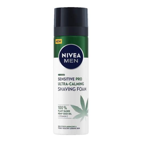 Nivea Men Sensitive Pro Ultra Calming Shaving Foam Αφρός Ξυρίσματος για Μεγαλύτερη Προστασία Από τους Ερεθισμούς 200ml