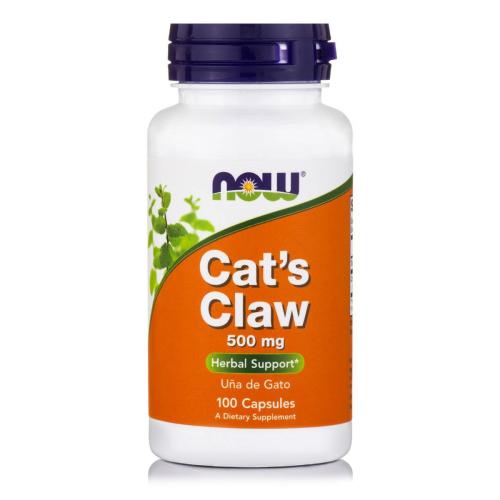 Now Foods Cat's Claw 500mg Συμπλήρωμα Διατροφής για την Αντιμετώπιση των Αλλεργιών & των Μολύνσεων 100caps
