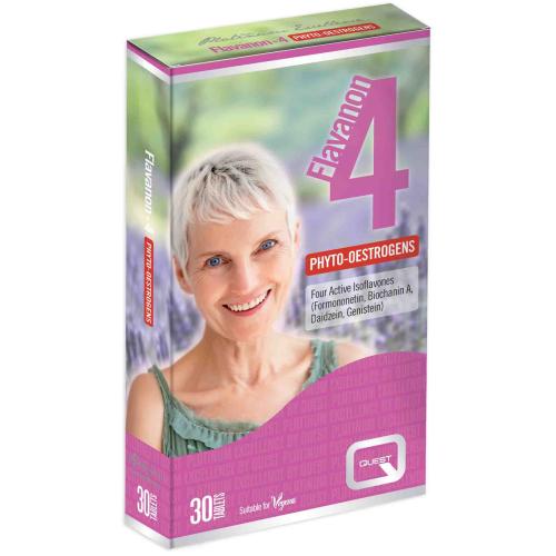 Quest Flavanon 4 Συμπλήρωμα Διατροφής για Γυναίκες στην Εμμηνόπαυση, για την Μείωση του Εμφάνισης Οστεοπόρωσης 30tabs