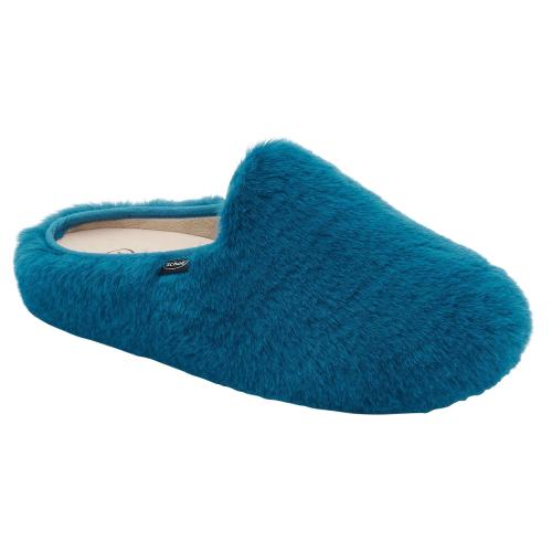 Scholl Shoes Maddy Octane F301261273 Γυναικείες Χειμωνιάτικες Παντόφλες σε Μπλε Χρώμα 1 Ζευγάρι - 38
