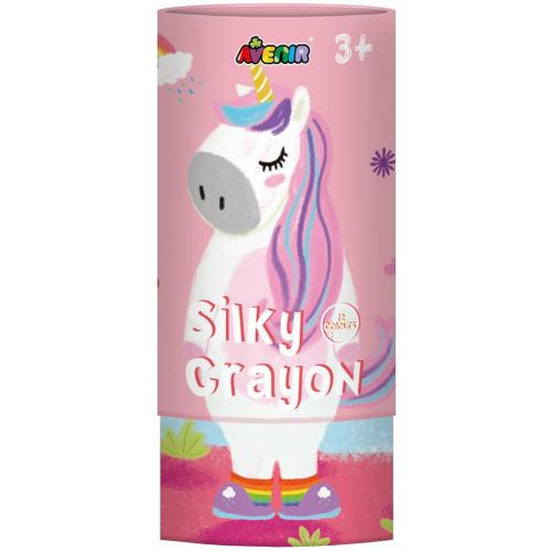 Avenir Silky Crayons Κωδ 60405 Κηρομπογιές & Πόστερ Ζωγραφικής 1 Τεμάχιο - Unicorn
