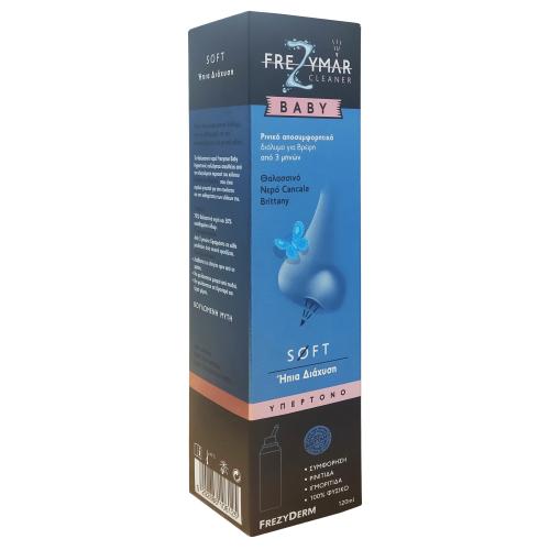 Frezyderm Frezymar Cleaner Baby Hypertonic Soft Spray Υπέρτονο Ρινικό Αποσυμφορητικό για Βρέφη από 3 Μηνών 120ml