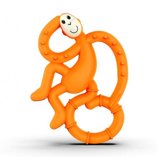 Matchstick Monkey Mini Monkey Teether Κωδ 240305 Μασητικό Οδοντοφυΐας από την Γέννηση 1 Τεμάχιο - Orange