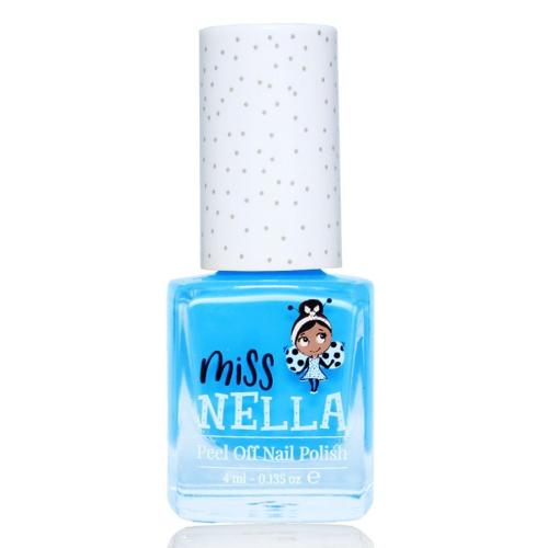 Miss Nella Peel Off Nail Polish Κωδ. 775-01 Παιδικό, μη Τοξικό Βερνίκι Νυχιών με Βάση το Νερό 4ml - Mermaid Blue