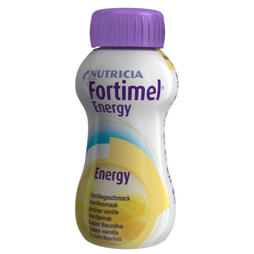 Nutricia Fortimel Energy Vanilla Συμπλήρωμα Διατροφής - Θρεπτικό Σκεύασμα Υψηλής Ενέργειας με Γεύση Βανίλια 4x200ml