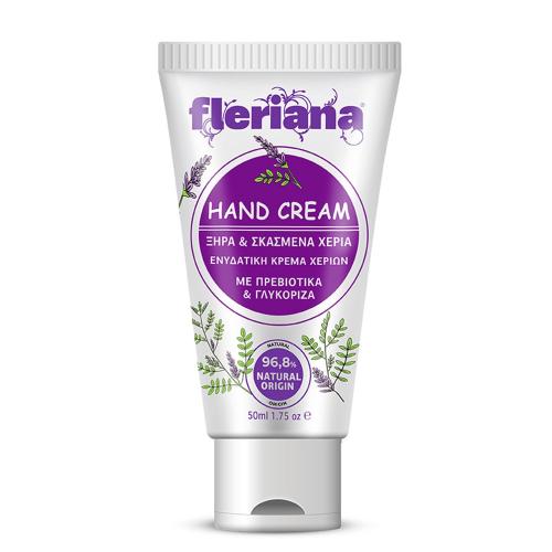Power of Nature Fleriana Hand Cream Ενυδατική Κρέμα για Ξηρά & Σκασμένα Χέρια με Πρεβιοτικά & Γλυκόριζα 50ml