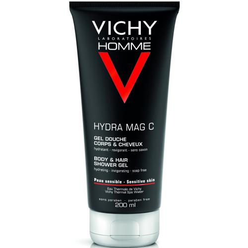 Vichy Homme Hydra Mag C Τονωτικό Gel Ντους για τον Άντρα 200ml