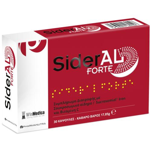 Winmedica Sideral Forte Συμπλήρωμα Διατροφής με Σουκροσωμικό Σίδηρο & Βιταμίνη C 30caps