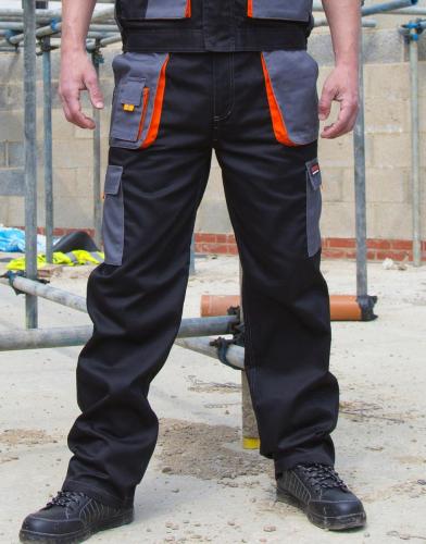 Αδιάβροχο Παντελόνι Εργασίας LITE Result Work-Guard R318X Black/Grey/Orange