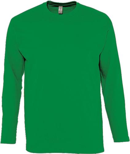 Ανδρικό μακρυμάνικο T-shirt Monarch SOLS 11420 Kelly Green