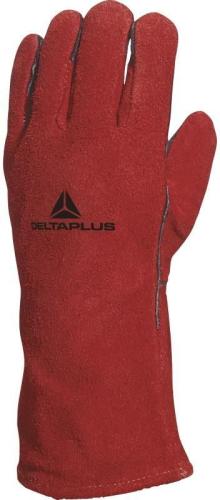 Γάντια Συγκολλητών από Δέρμα Μόσχου Delta Plus CA515R Κόκκινο